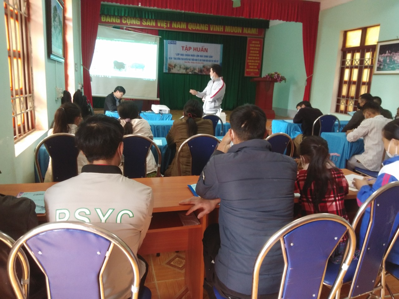 Đoàn thanh niên xã Nàn Ma phối hợp mở lớp tập huấn cho các Đoàn viên cơ sở